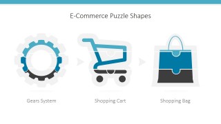 PowerPoint Template ECommerce Jigsaw Puzzle Shapes