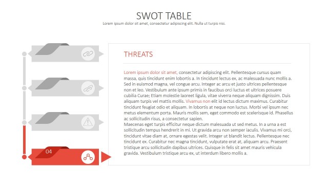 SWOT Analysis PPT Slide Design