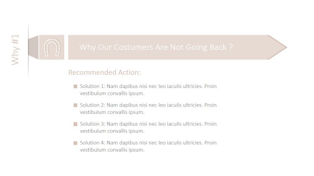 PowerPoint Diagram 5 Whys Technique