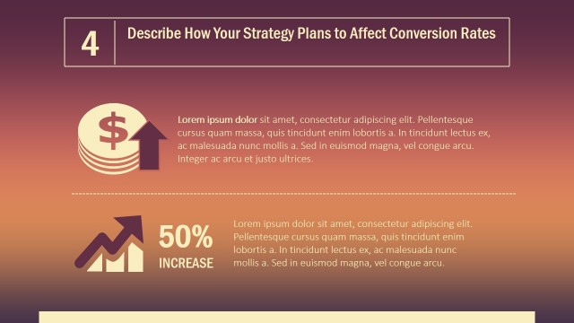 Inbound Marketing Conversion Rates PowerPoint Template