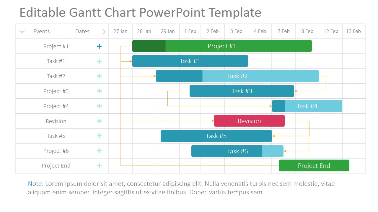 project planner gantt chart excel template