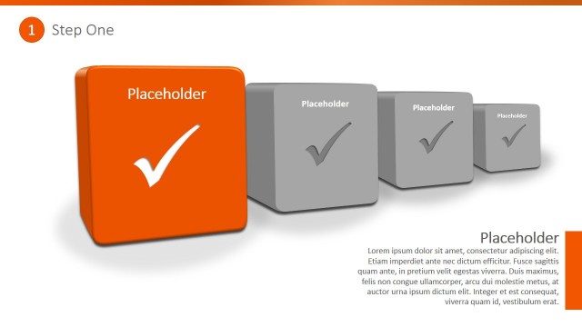 3D Checklist Professional PowerPoint Template