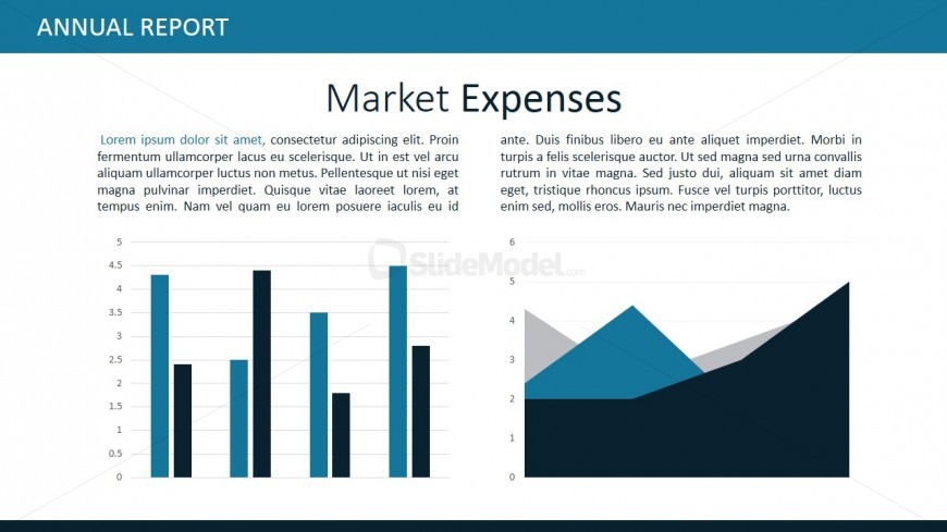 Data Driven Charts for Market Expenses PPT