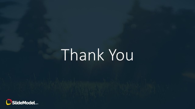 Thank You Slide for Annual Report