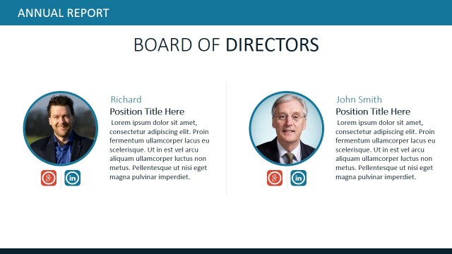 Board of Directors PowerPoint Slide Design