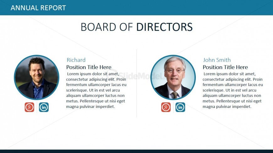 PowerPoint Templates Board of Directors With Images