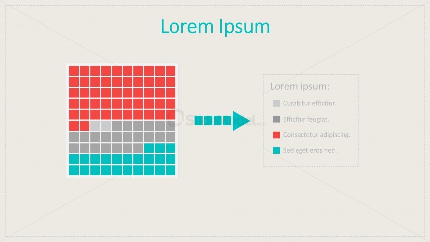 PPT Matrix Infographic Vintage Style