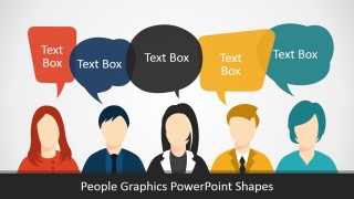 PPT Template People Silhouettes