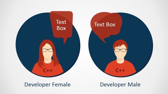 People Silhouettes of Software Engineers