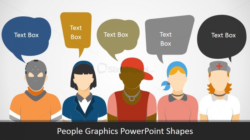 Editable PowerPoint People Graphics Cliapart