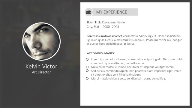 Up To Date Digital Resume For PowerPoint