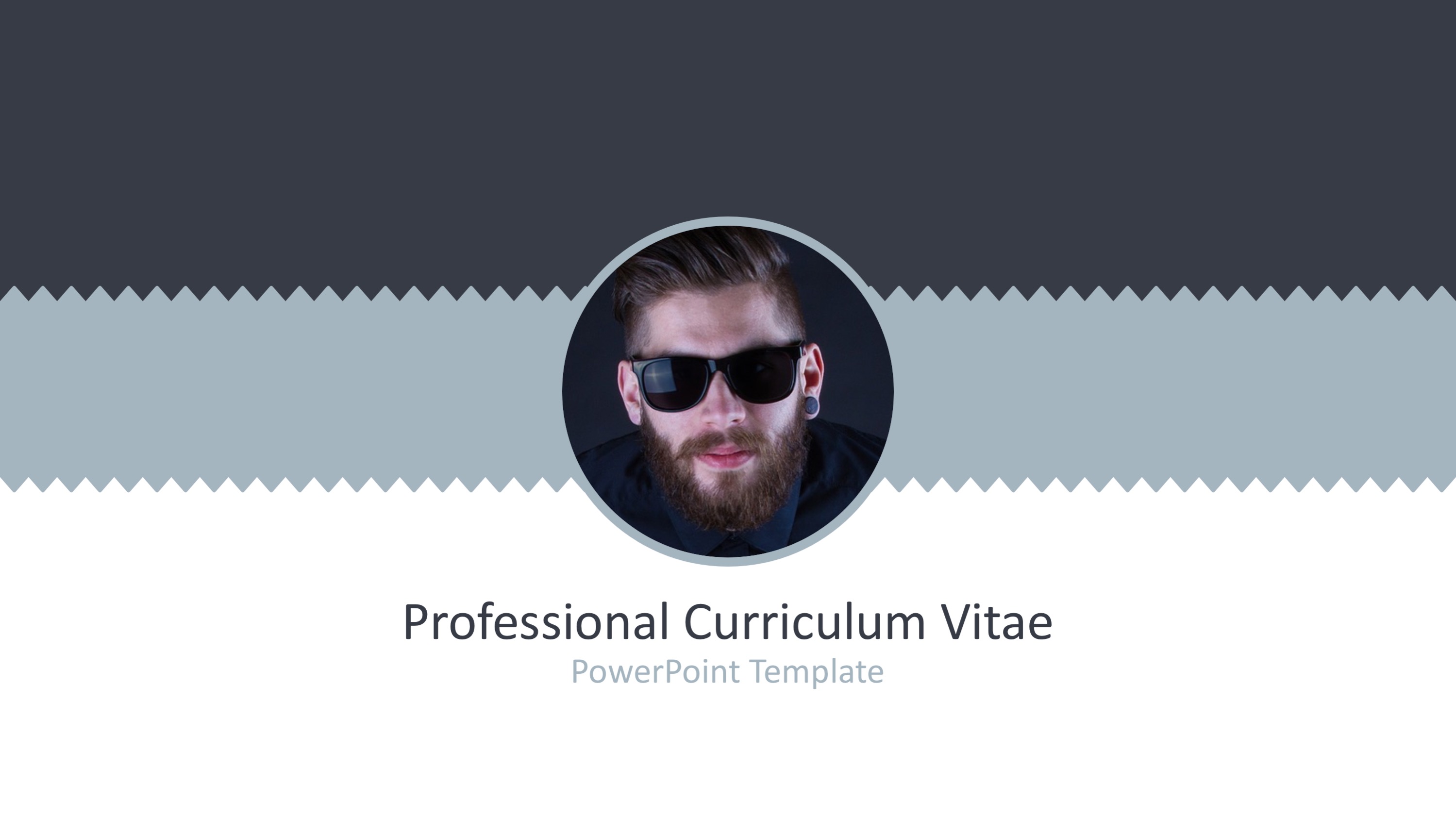  Professional Curriculum Vitae PowerPoint Template SlideModel