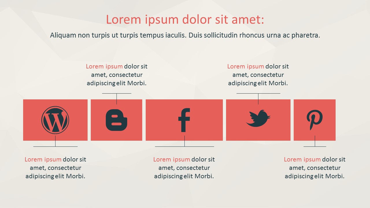 Flat Design Infographics PowerPoint Templates