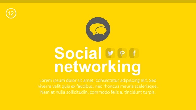 Social Networks PowerPoint Templates Slide