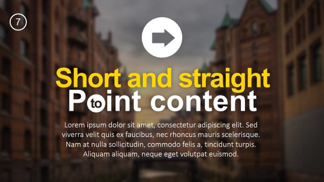 Short and Straight PowerPoint Templates