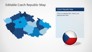 PPT Map States Outline Czech Republic 