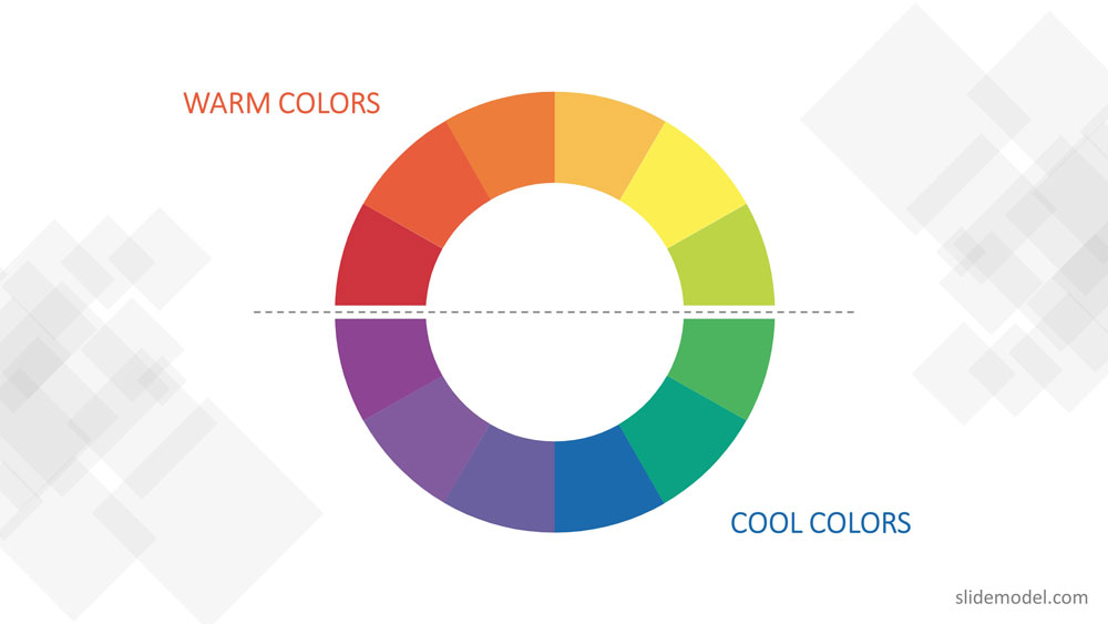 Warm and Cold Colors Banner PPT Templates