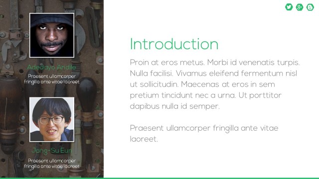 List of Tools PowerPoint Templates Introduction