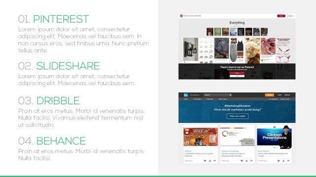 Online Business List of Tools PowerPoint Templates