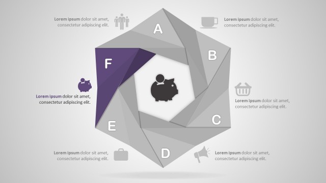 Hexagonal PowerPoint With Cool Icons