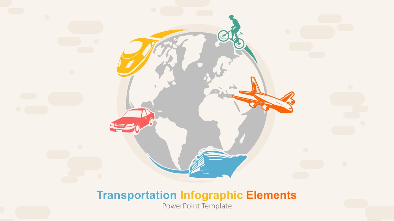High-Quality Transport Infographics Elements For PowerPoints