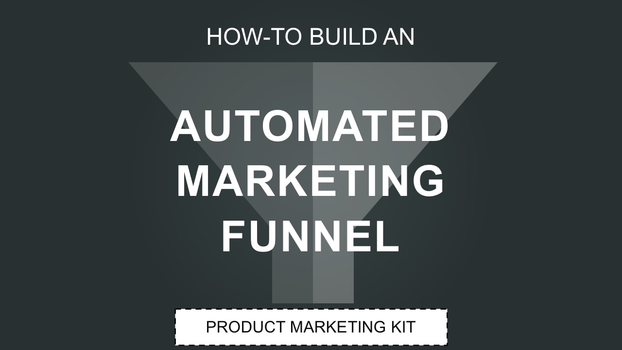Automated Marketing Sales Funnel PowerPoint Cover Slide