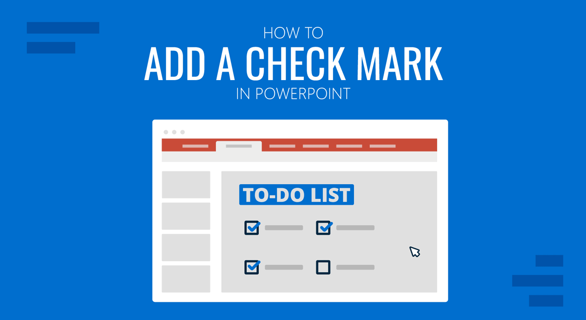 How to Insert a Check Mark