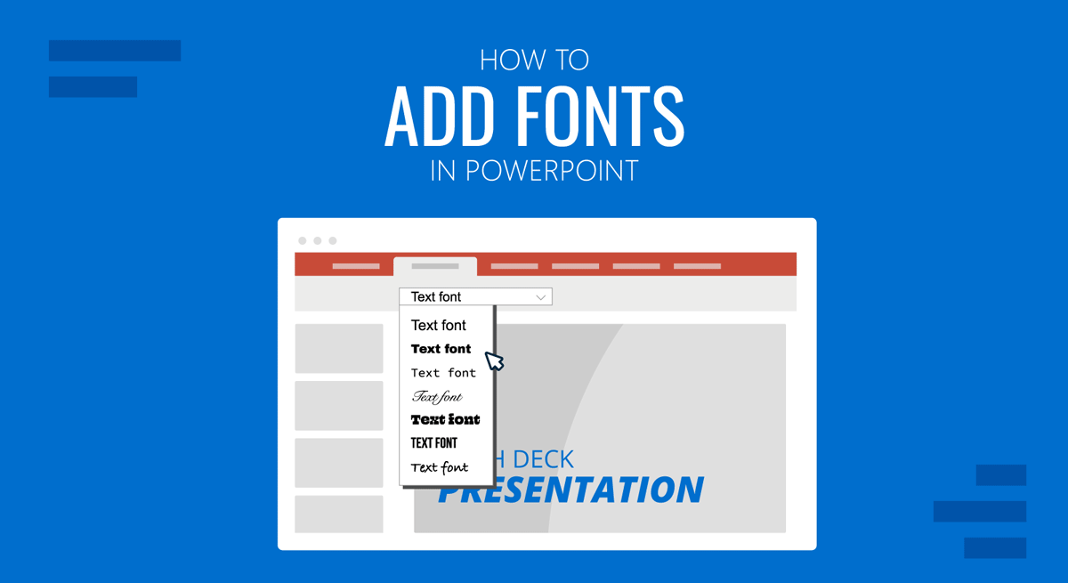 Cover for how to add fonts in PowerPoint