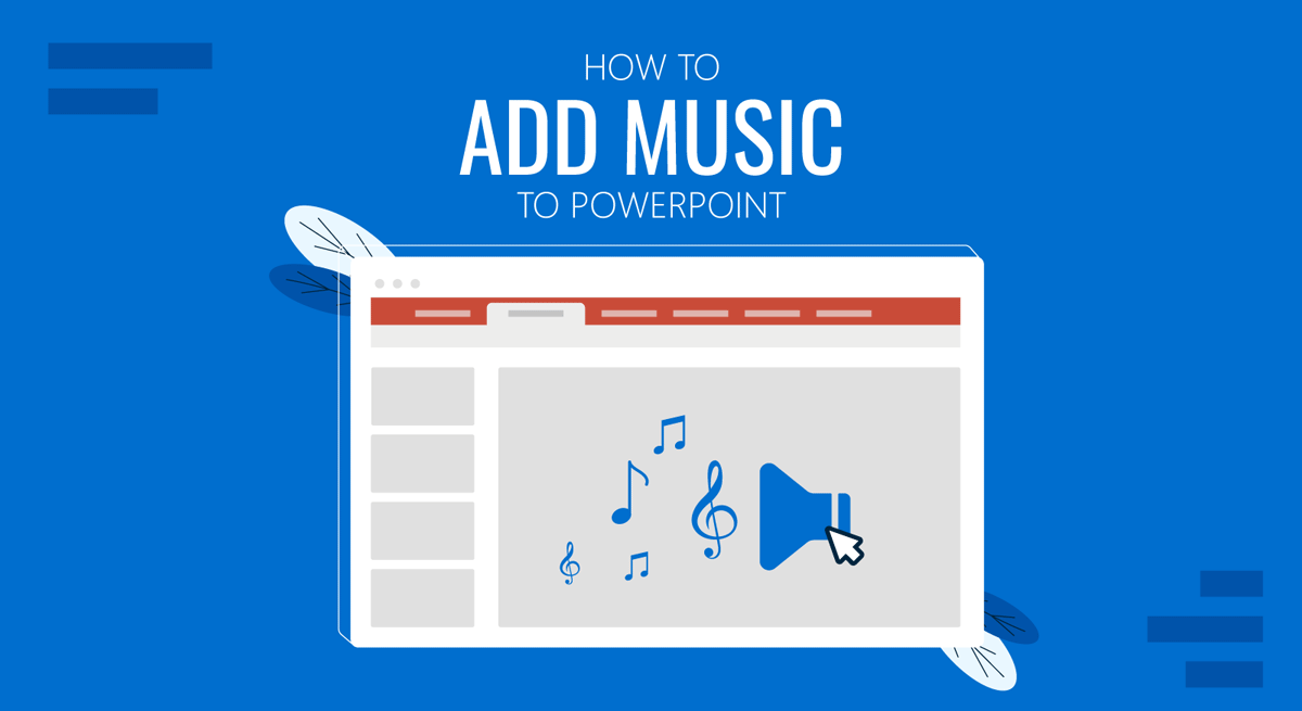Cover for how to add music to PowerPoint