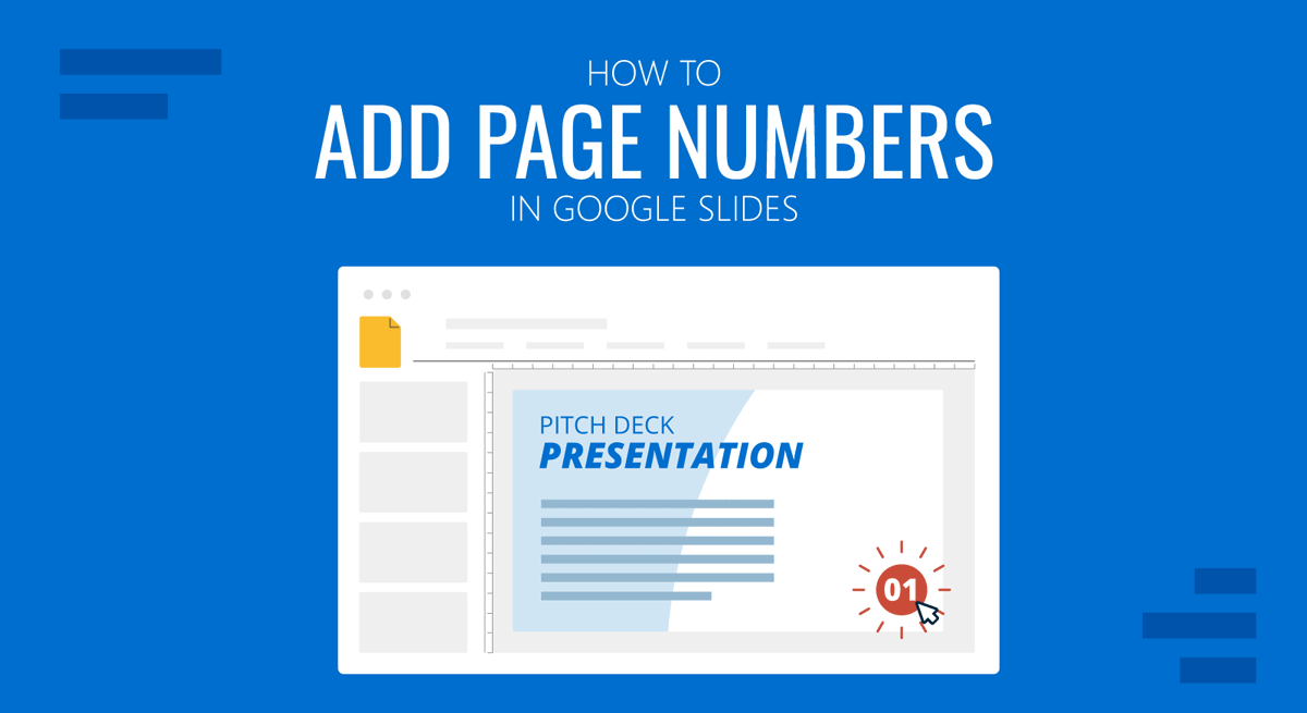 Cover for how to add page numbers in Google Slides