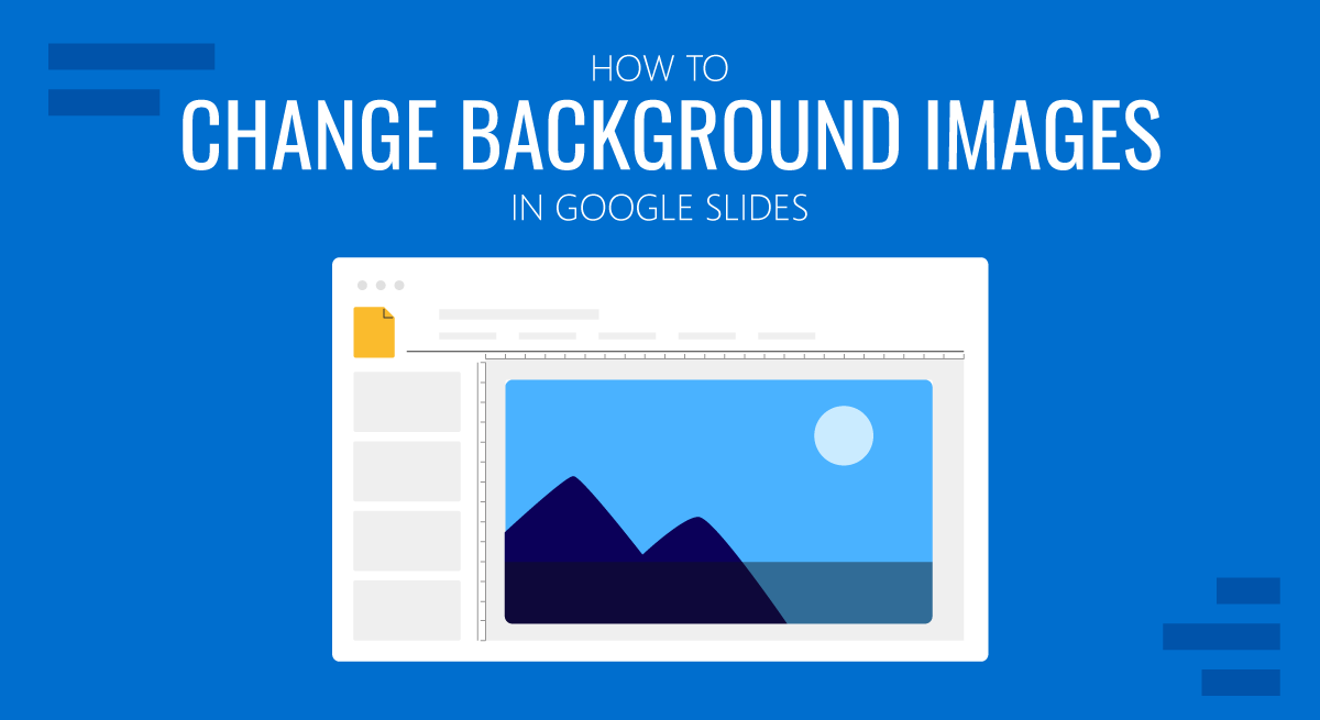 Cover for how to change background images on Google Slides