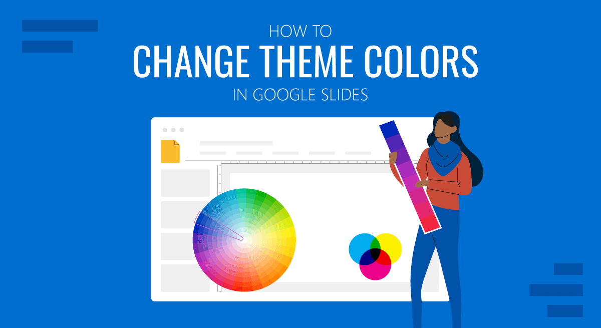 Cover for how to change theme colors in Google Slides