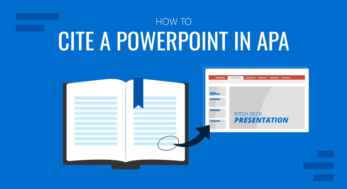 Cover for how to cite a PowerPoint in APA style