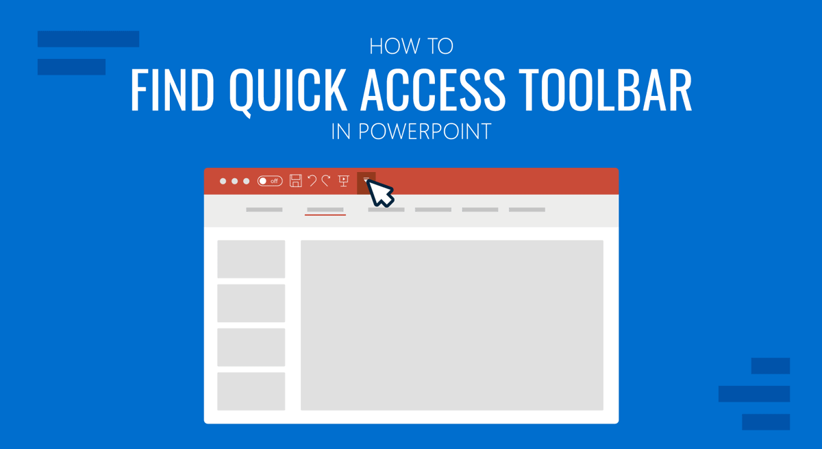 Cover for how to Find Quick Access Toolbar in PowerPoint