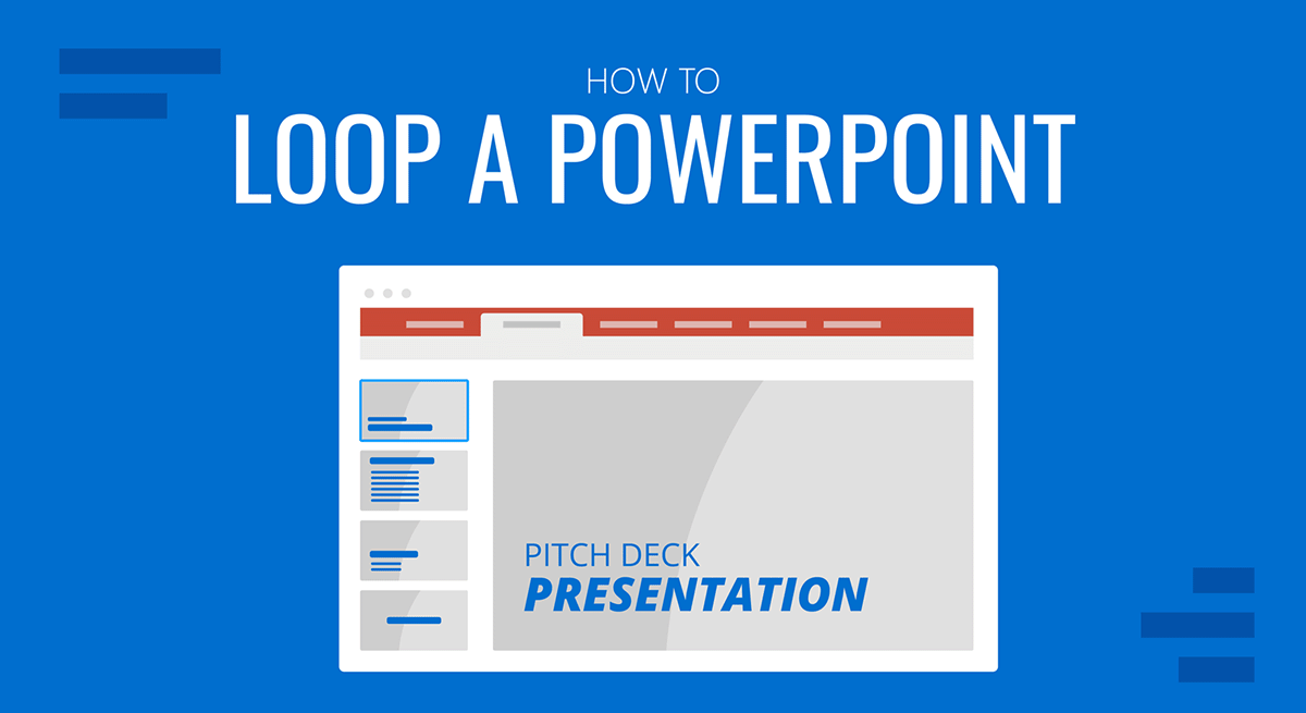 set powerpoint presentation to loop