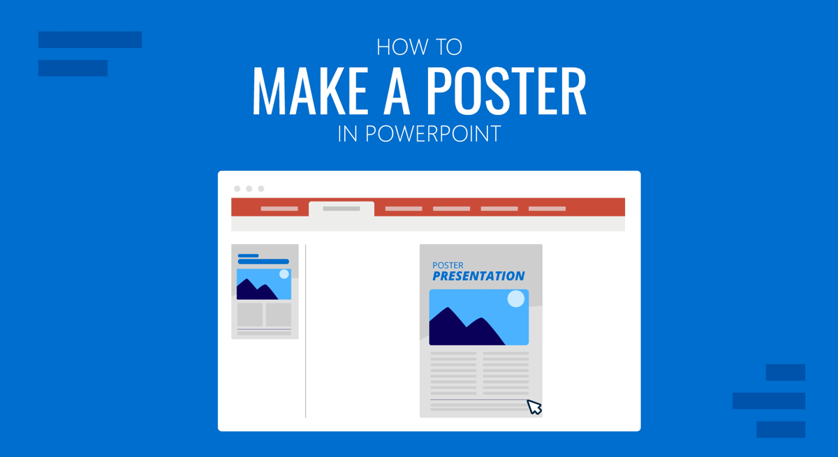 Cover for how to make a poster in PowerPoint