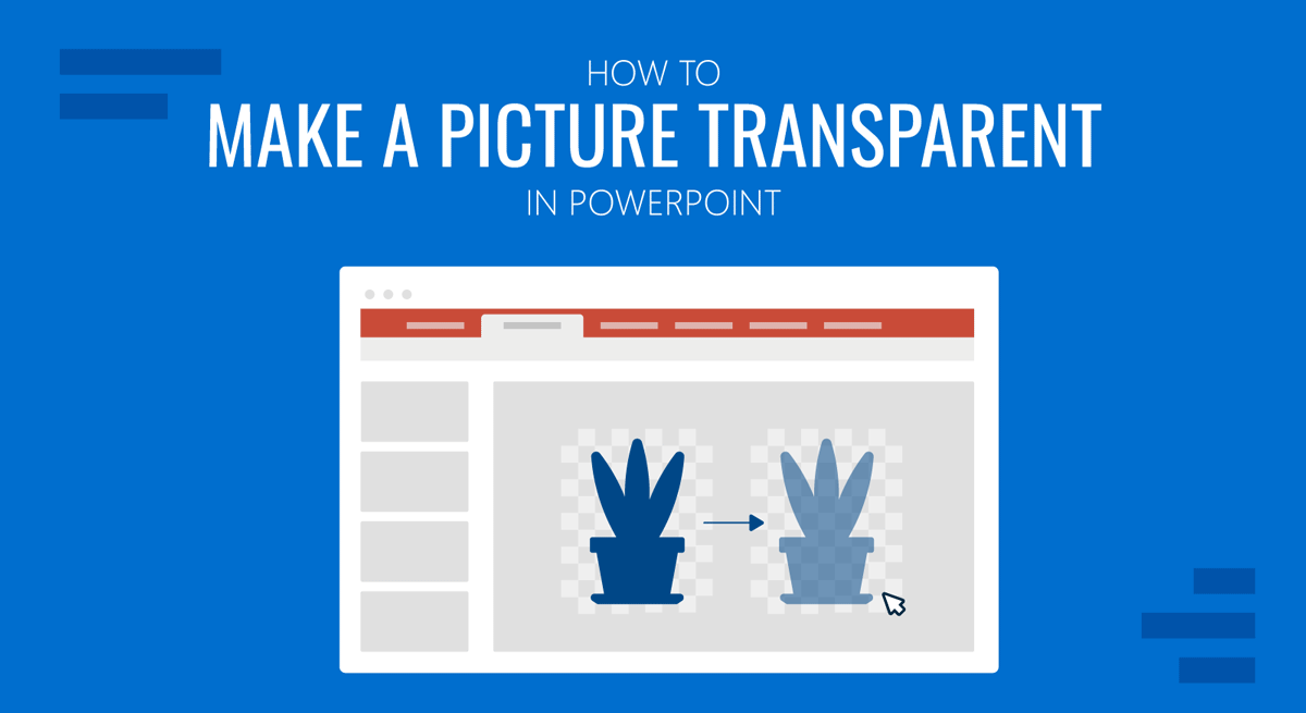 How to make a picture transparent in PowerPoint