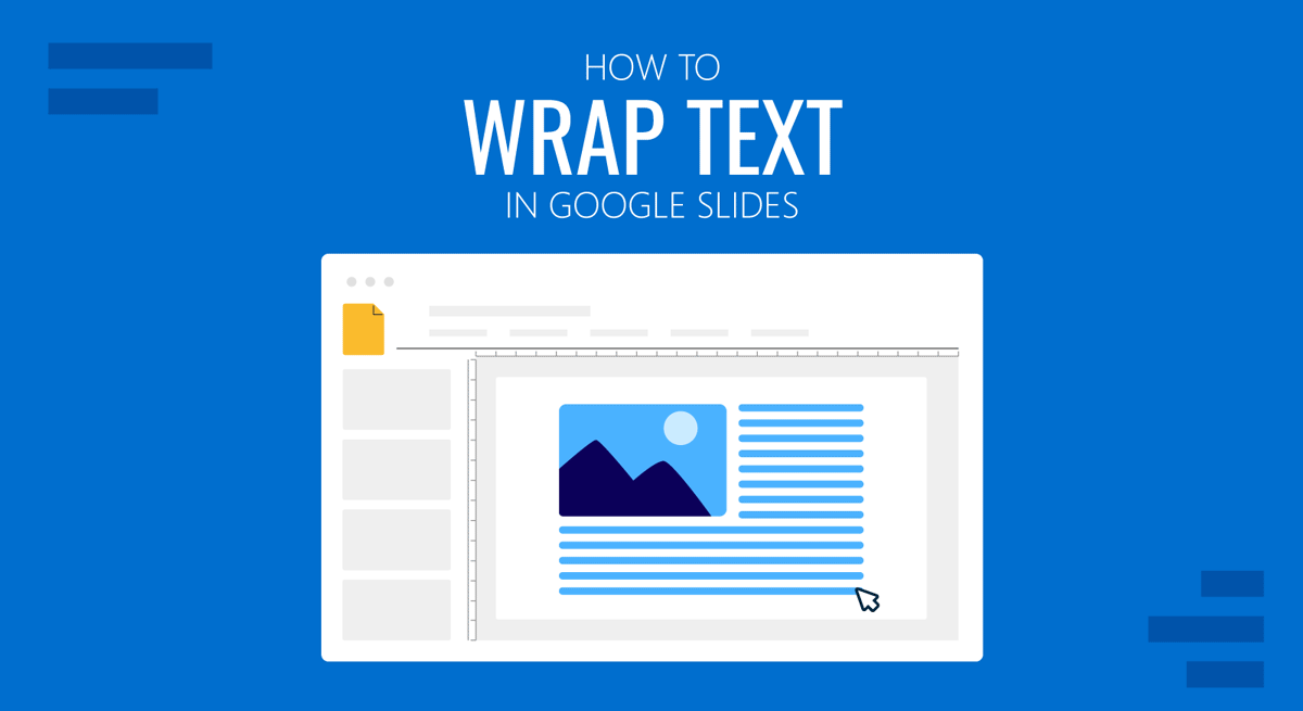 Cover for how to wrap text in Google Slides