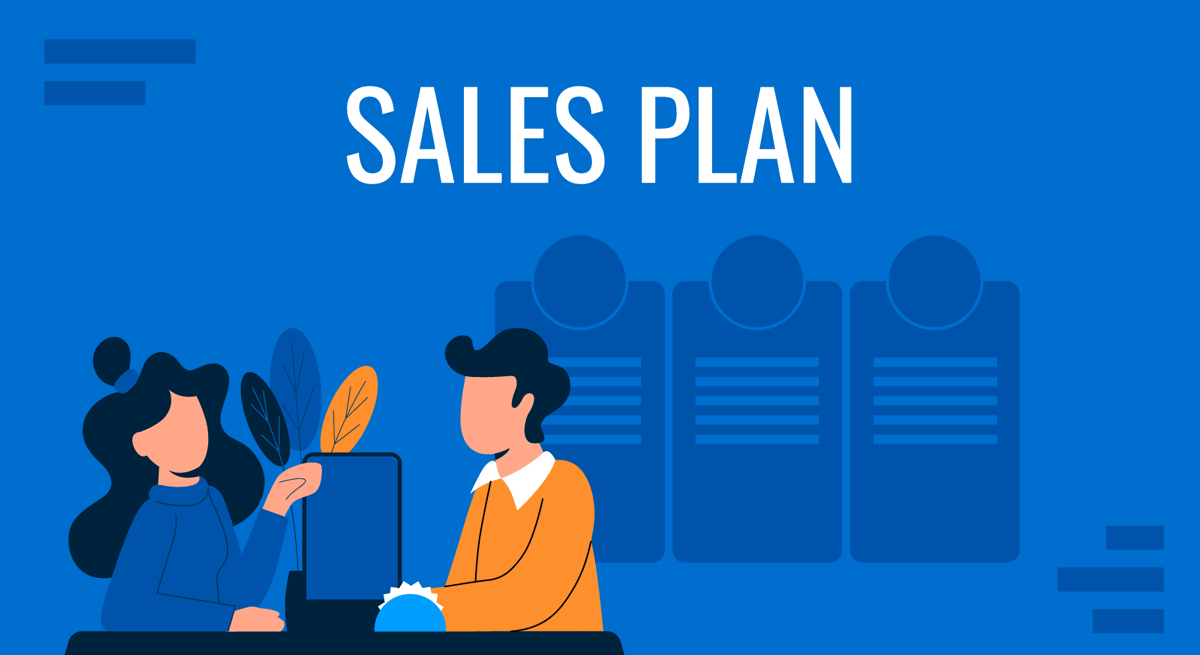 Cover for how to create a sales plan presentation