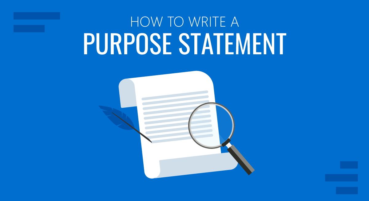 how to write a purpose statement for a presentation