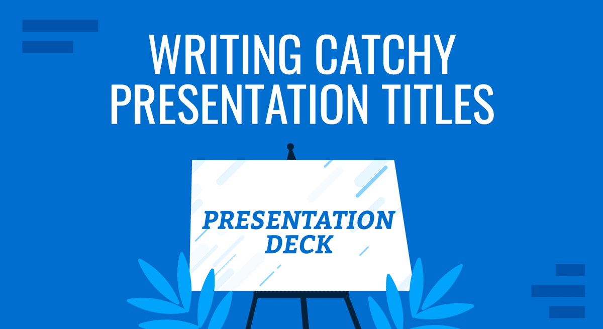 Cover for Writing Catchy Presentation Titles