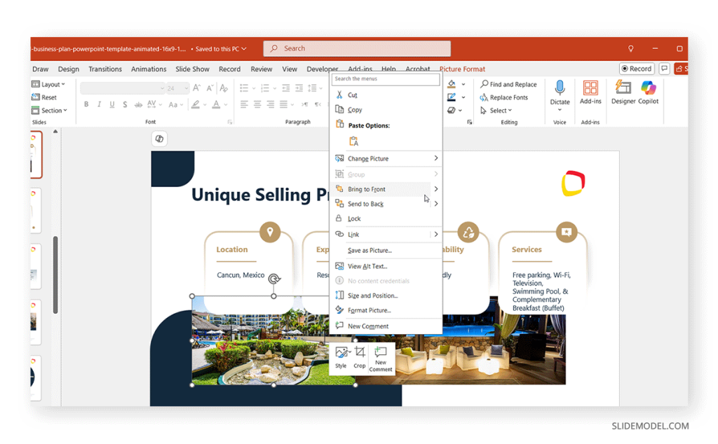 01bringimagetothefrontpowerpoint SlideModel