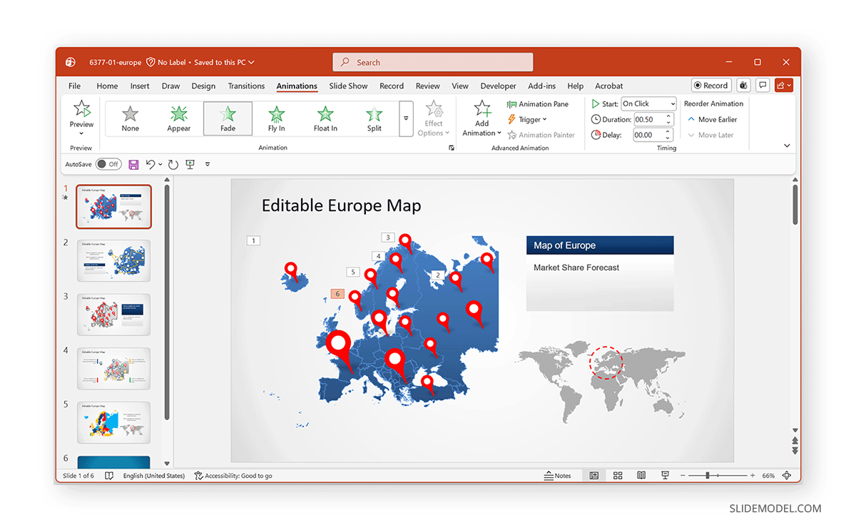 Animating a PPT map with Fade animation