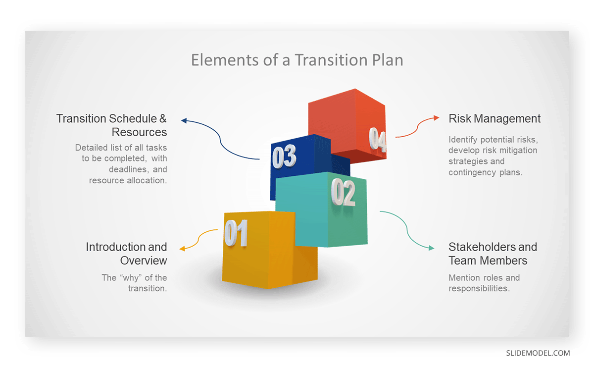 Elements of a transition plan