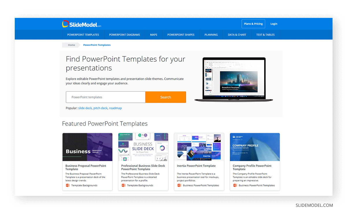 SlideModel templates for PowerPoint