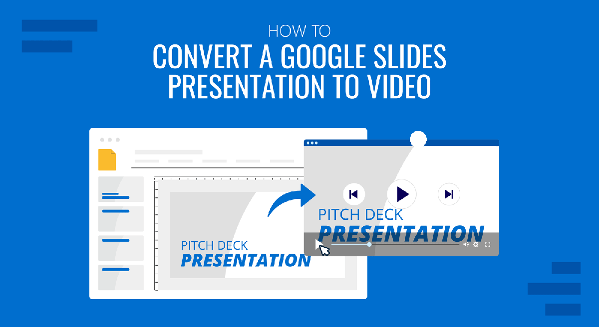 google slides presentation with video