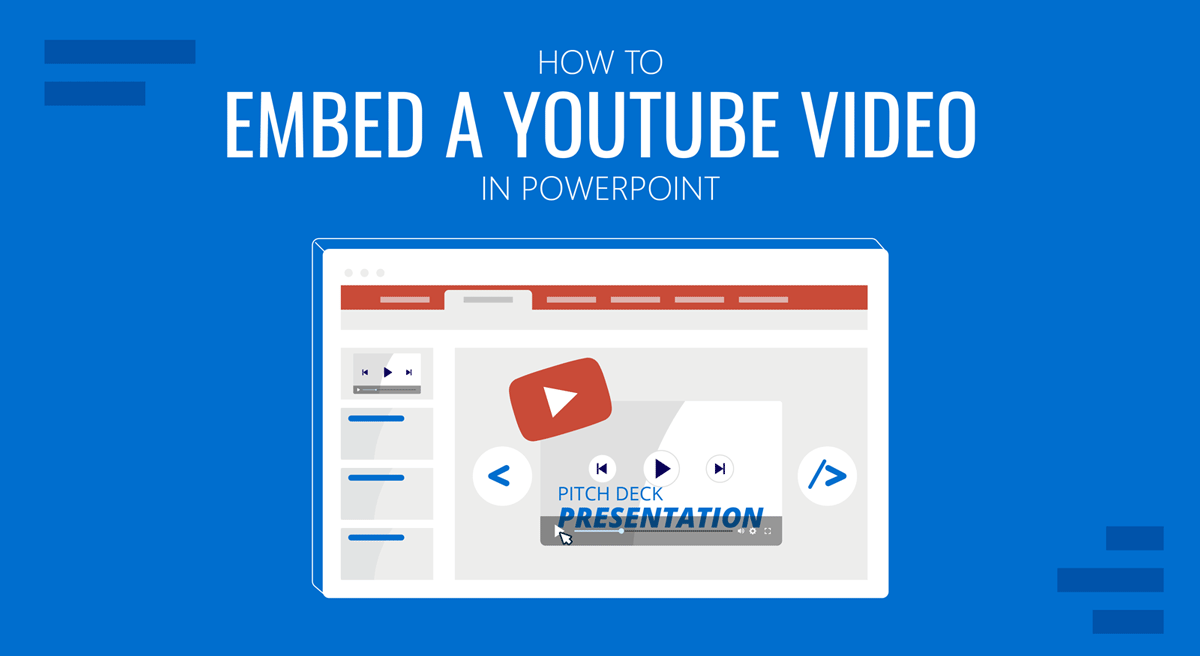 cover for how to embed a YouTube video in PowerPoint
