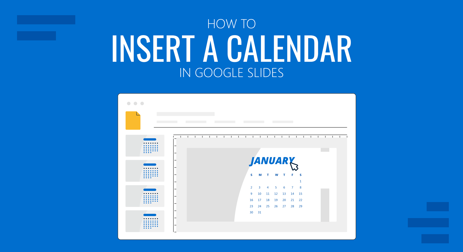 How to Insert a Calendar in Google Slides StepbyStep Guide