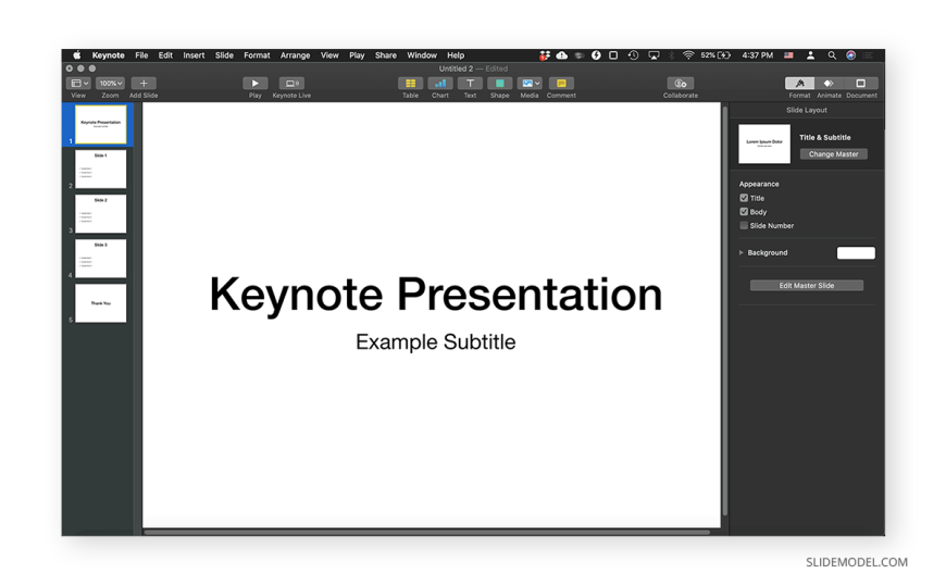 how to cast keynote presentation