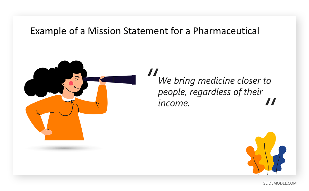 example of a mission statement created by a pharmaceutical company